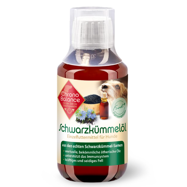 Schwarzkümmelöl für Hunde (MHD: 30.06.2024)