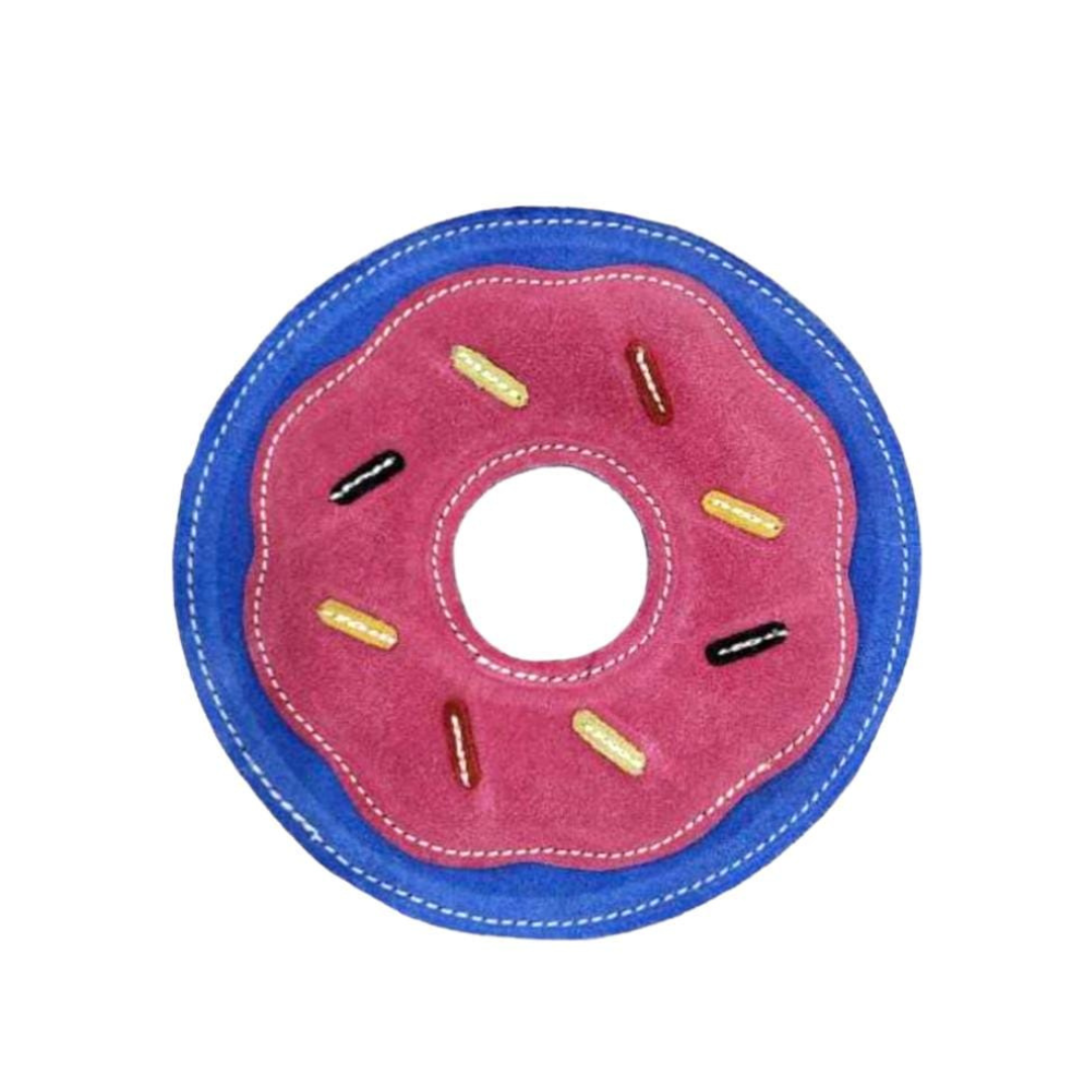 Spielzeug Donut aus Leder für Hunde