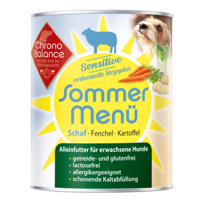 Sommer-Menü Schaf für Hunde