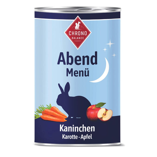 Abend-Menü Kaninchen für Hunde