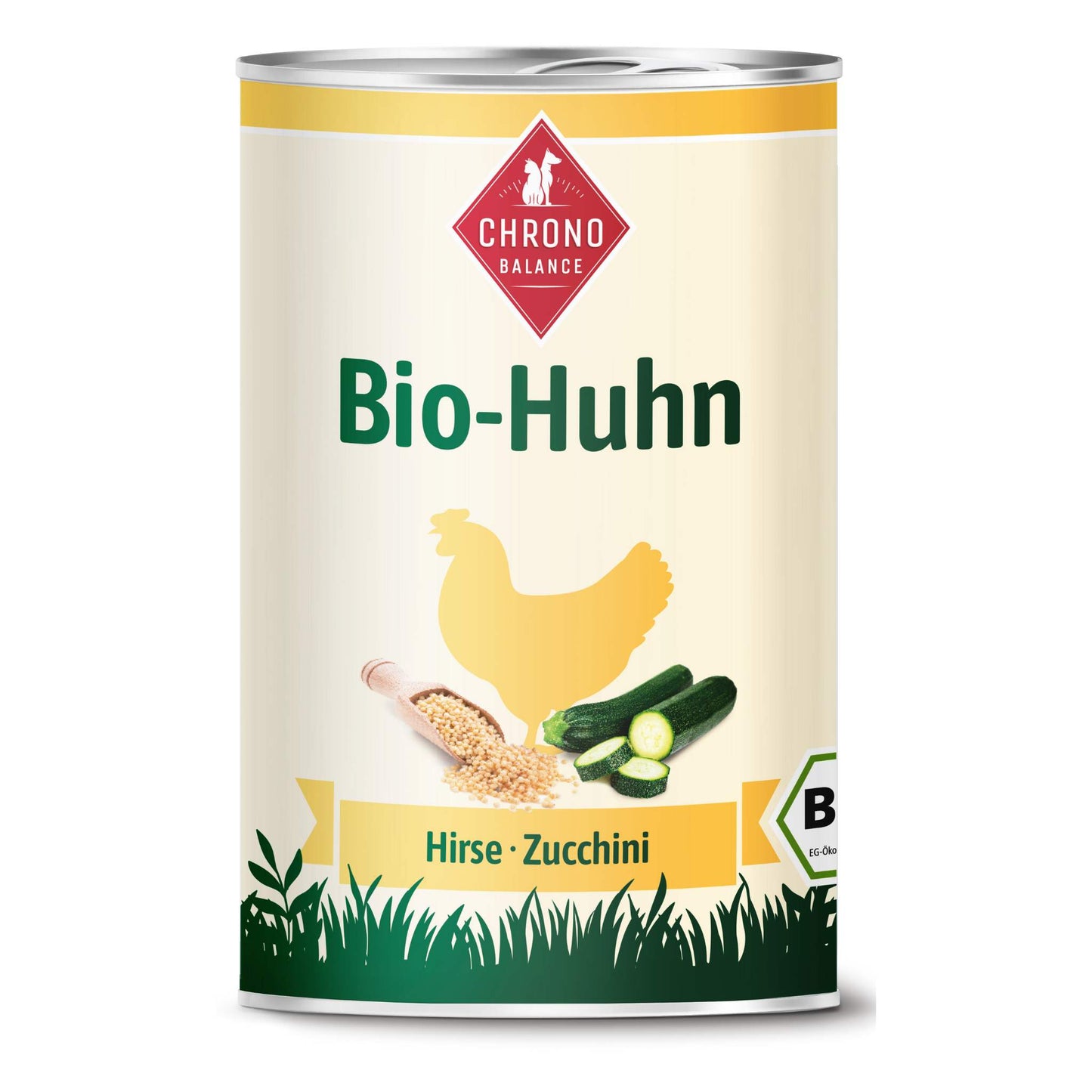 Premium-Nassfutter Bio-Huhn für Hunde